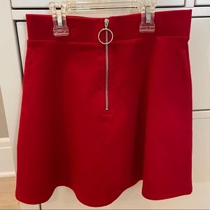 Retro Red Forever 21 Skirt!